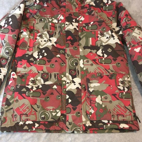 BURTON The Apollo Jacket Boys Kids Multicolor Print Snowboard Ski Jacket - Picture 5 of 13